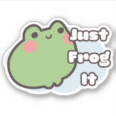 Funny Crochet Sticker (Voorkant)