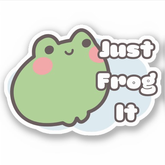 Funny Crochet Sticker (Voorkant)