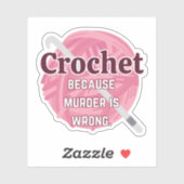 Funny Crochet Sticker (Vel)