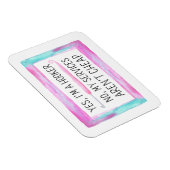 Funny Crochet Waterverf Magneet (Rechterzijde)