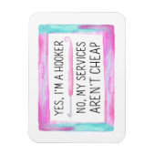 Funny Crochet Waterverf Magneet (Verticaal)