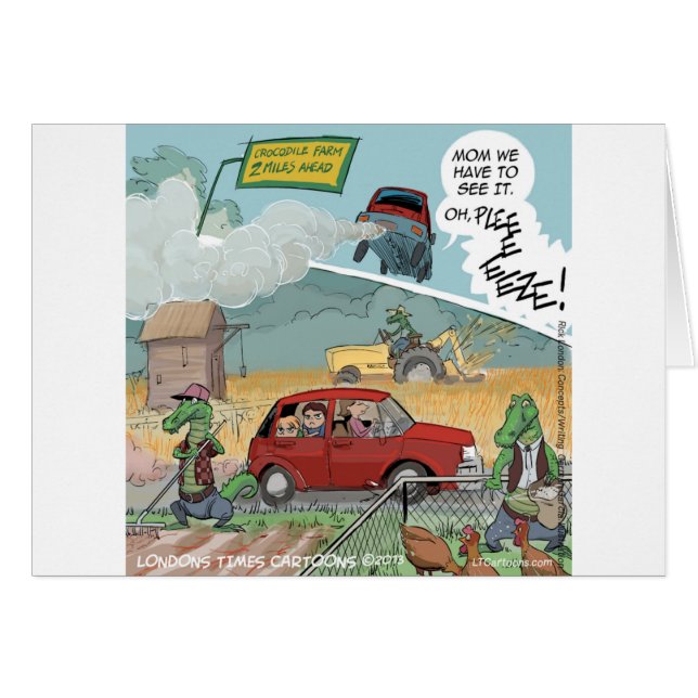 Funny Crocodile Boerderij (Voorkant Horizontaal)