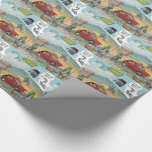 Funny Crocodile Boerderij Cadeaupapier (Hoek)