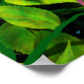 Funny Crocodile Drinking Champagne Poster (Hoek)