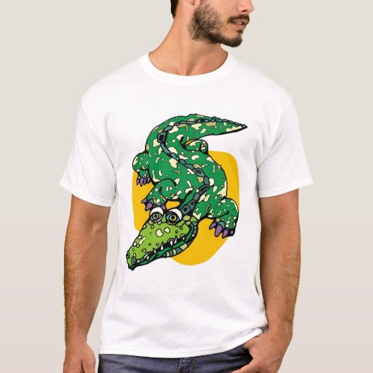 Funny Crocodile T-shirt (Voorkant)