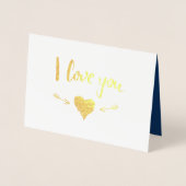 Funny Crocodile Valentijnsdag Real Foil Cards Folie Kaarten (Voorkant)