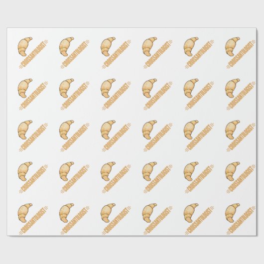 Funny Croissant Cadeaupapier (Vlak)