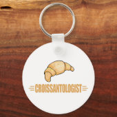 Funny Croissant Sleutelhanger (Voorkant)