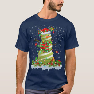 Funny Croquet Ball Snowman Xmas Licht Croquet Chr. T-shirt