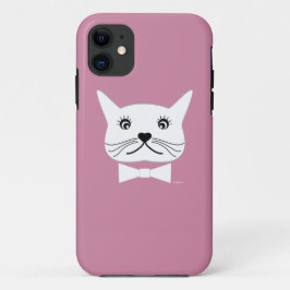 Funny cross-ayed Male Cat, Cool iPhone 11 Hoesje