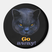 Funny Cross Cat zegt: Magneet (Voorkant)