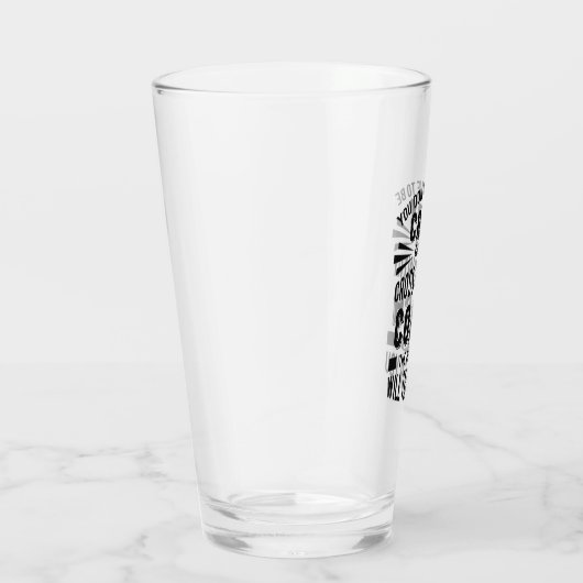 Funny Cross Country Coach Crazy Glas (Rechts)