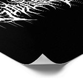 Funny Cross Jesus God Is Love Death Metal Design  Poster (Hoek)