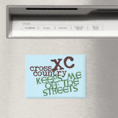 Funny Cross Runcountry © houdt me van straat. Magneet (Insitu (Vaatwasser))