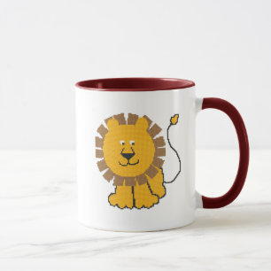 Funny cross-stitch cartoon Lion Mok