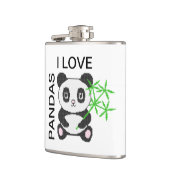 Funny cross-stitch panda heupfles (Links)