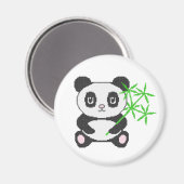Funny cross-stitch panda magneet (Voorkant / Achterkant)