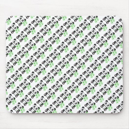 Funny cross-stitch panda muismat (Voorkant)