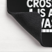 Funny Crossword Puzzle Word Game Nerd  Muismat (Hoek)