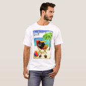 Funny Crow Beach Vacation T-shirt (Voorkant volledig)