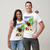 Funny Crow Beach Vacation T-shirt (Unisex)