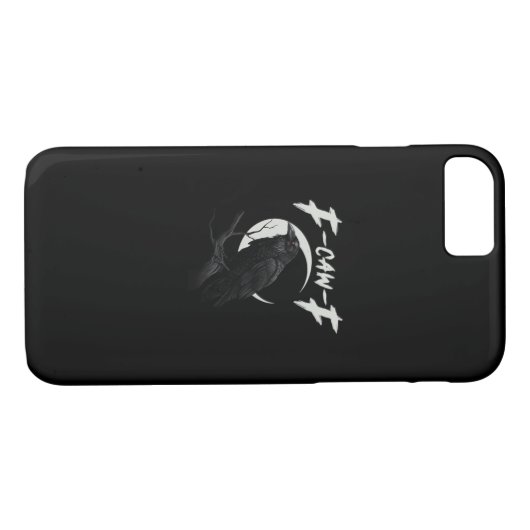 Funny Crow Essential Creative Casual Case-Mate iPhone Case (Achterkant (Horizontaal))