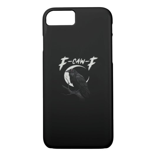 Funny Crow Essential Creative Casual Case-Mate iPhone Case (Achterkant)