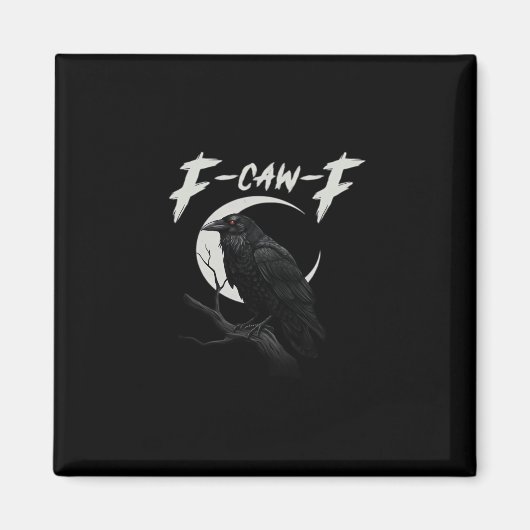 Funny Crow Essential Creative Casual Magneet (Voorkant)