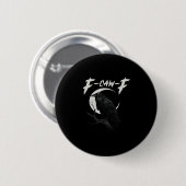 Funny Crow Essential Creative Casual Ronde Button 5,7 Cm (Voorkant /achterkant)