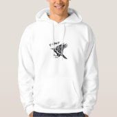 Funny Crow F-Caw-F Essential Minimal Clean Hoodie (Voorkant)