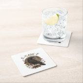 Funny Crow F-Caw-F Humor Gothic Essential Trendy S Kartonnen Onderzetters (Insitu)