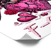 Funny Crow F-caw-f Valentines Day Black Bird Fcawf Poster (Hoek)