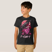 Funny Crow F-caw-f Valentines Day Black Bird Fcawf T-shirt (Voorkant volledig)