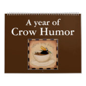 Funny crow-kalender kalender (Hoes)