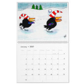 Funny crow-kalender kalender (Jan 2027)