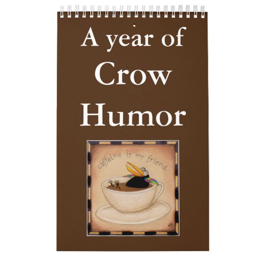 Funny crow-kalender kalender (Hoes)
