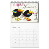 Funny crow-kalender kalender (Feb 2027)