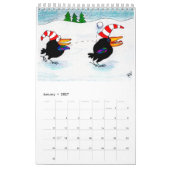 Funny crow-kalender kalender (Jan 2027)