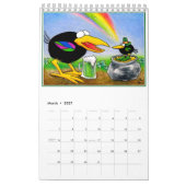 Funny crow-kalender kalender (Mar 2027)