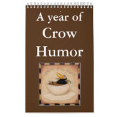 Funny crow-kalender kalender (Hoes)