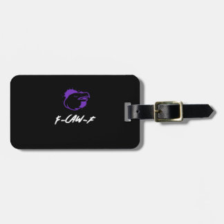Funny Crow Logo F-Caw-F – Caws For Attention! Clas Bagagelabel