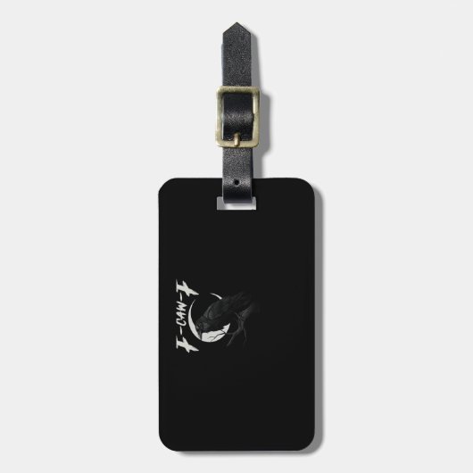 Funny Crow Retro Classic Style Bagagelabel (Voorkant verticaal)