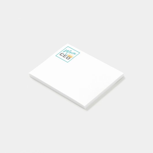 Funny Crown CEO Ma Post-it® Notes (Schuin)