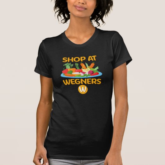 Funny Crudite Wegners Veggie Asparagus Tray T-Shir T-shirt (Voorkant)