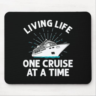 Funny Cruise Art Mannen Women Family Cruise Vackin Muismat
