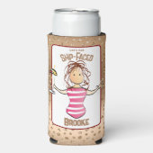 Funny Cruise Beach Vacking for her Tropical Seltzer Blikjeskoeler (Seltzer Voorkant)