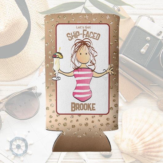 Funny Cruise Beach Vacking for her Tropical Seltzer Blikjeskoeler