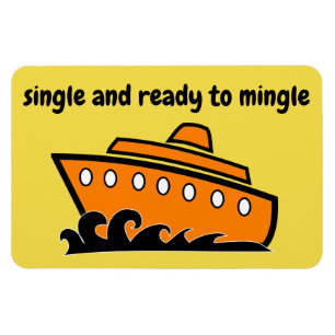 Funny Cruise Cabin Deurmagneet - Single Magneet