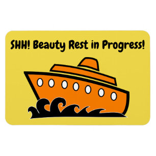 Funny Cruise Cabin door Magnet - Beauty Rest Magneet