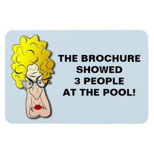 Funny Cruise Cabin Door Magnet - Brochure Magneet